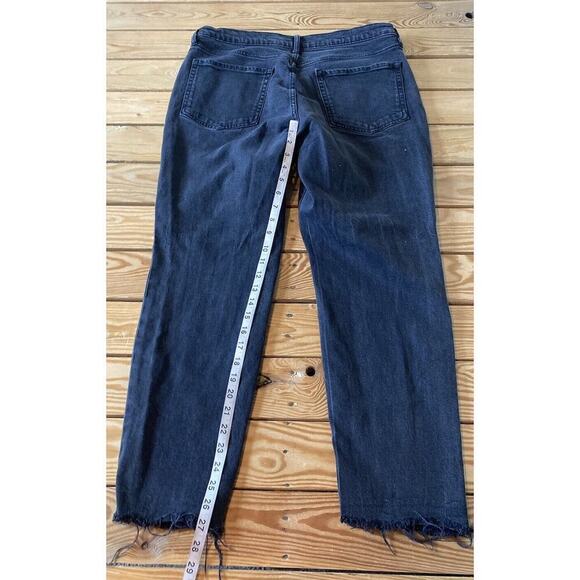 Old Navy High Rise O.G. Straight Jeans Size 14 Women’s Black - Picture 8 of 9